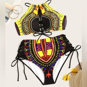 Never worn 2 piece bathing suit